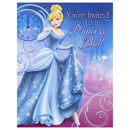 Cinderella Invitations (8-pack)