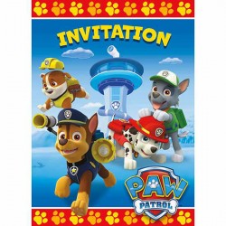 Paw Patrol Party Invites