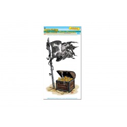 PIRATE TREASURE PEEL N PLACE