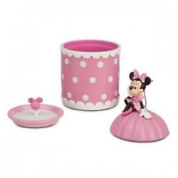 Disney Store Minnie Mouse Pink Polka Dots Jewelry Box