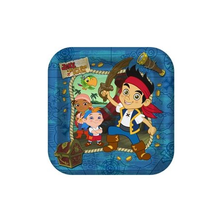 Jake & Neverland Pirates Plates 9"
