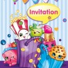Shopkins Invitations