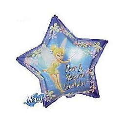 Tinkerbell Foil Balloon Blue