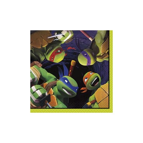 TMNT - 16 Napkins 10"