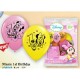 Minnie 1st Birthday 6 pack balloons