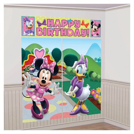 Minnie Mouse Wall Scene Setter