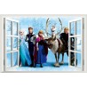 Disney Frozen Party - Wall Sticker Poster (Landscape)