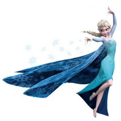 Disney Frozen Party - Wall Sticker Poster (Elsa)