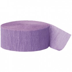 Solid Crepe Streamers (Luscious Lavender)