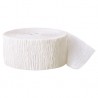 Solid Crepe Streamers (White)