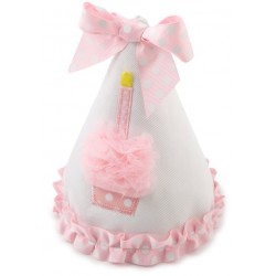 Mud Pie Baby-girls Newborn Cupcake Birthday Hat