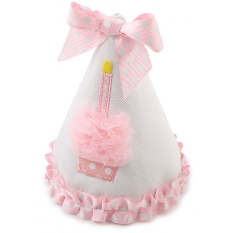Mud Pie Baby-girls Newborn Cupcake Birthday Hat