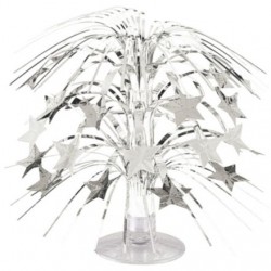 Silver Foil 8 1/2" Cascade Centerpiece (Each)