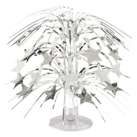 Silver Foil 8 1/2" Cascade Centerpiece (Each)