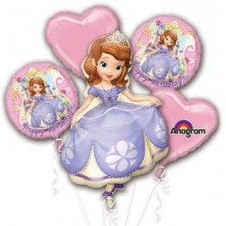 Sofia the First Balloon Bouquet (Each)