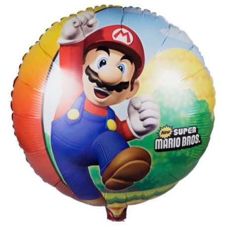 Super Mario Bros. Mylar 18" Balloon (Each)