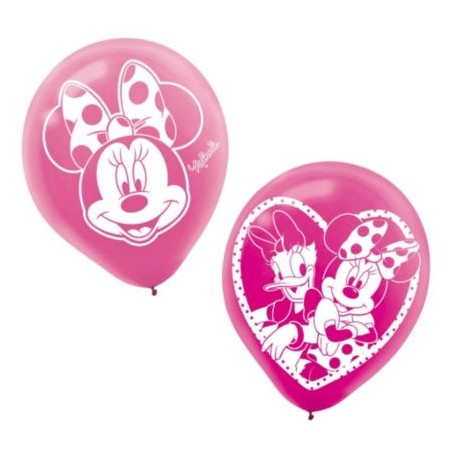 Minnie Mouse 12" New Style Latex Balloons (6 Pack)